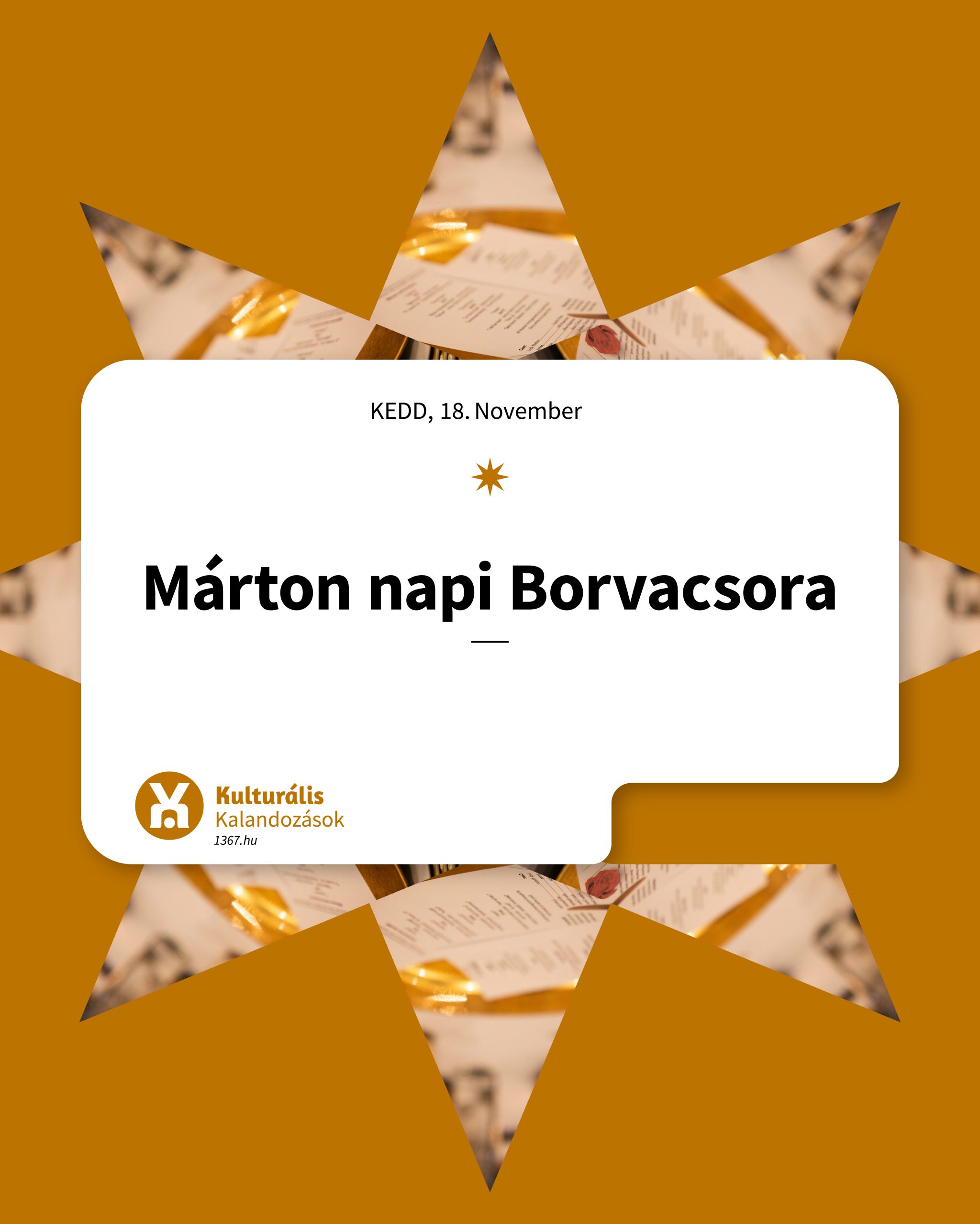 Kulturális Kalandozások - Borvacsora